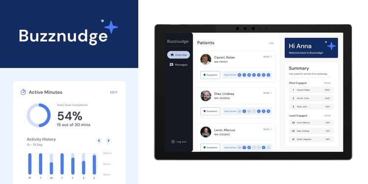 Buzznudge clinician's app thumbnail
